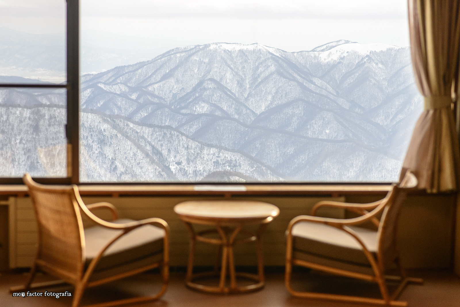 Room view from Ougatou Hotel at Utsukushigahara.