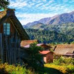 Gassho houses of Shirakawa-go village.