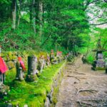 Jizo statues at Kanmangafuchi Abyss in Nikko, Tochigi
